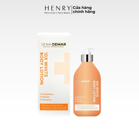 Dưỡng Thể Trắng Da Senademar 10x White Body Lotion Hàn Quốc 300ml