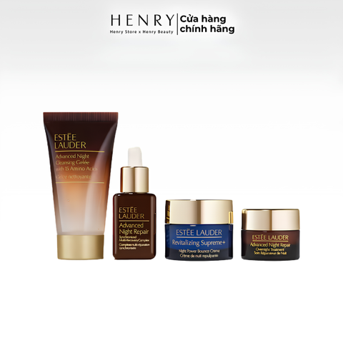 Set Dưỡng Da Ban Đêm Estée Lauder Dream Skin In One Sleep Set 4 Món – Bộ Chăm Sóc Da Phục Hồi Và Dưỡng Ẩm Toàn Diện