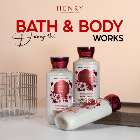 Sữa Dưỡng Thể Hương Nước Hoa Bath & Body Works Japanese Cherry Blossom 236ml Hương Hoa Anh Đào Nhật Bản Quý Phái