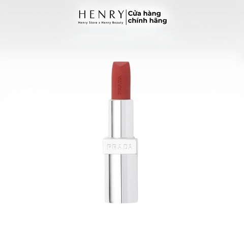 Son Prada Monochrome Soft Matte Lipstick B103 Auburn Đỏ Gạch 3.9g – Sắc Son Sang Trọng, Quyến Rũ