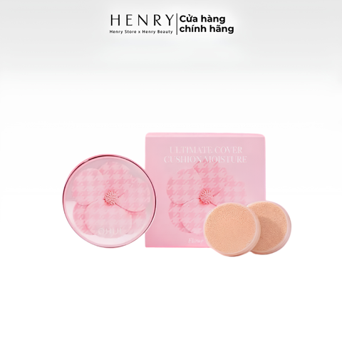 Cushion OHUI Ultimate Cover Mesh Kèm 2 Lõi Thay Thế – Dưỡng Ẩm, Che Phủ Hoàn Hảo Cho Làn Da Căng Sáng
