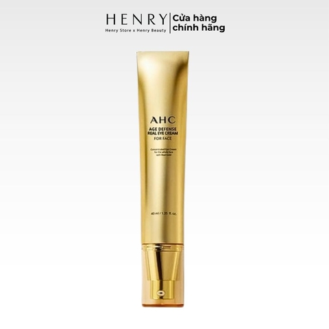 Kem dưỡng mắt AHC Age Defense Real Eye Cream For Face 40ml Loại Pump