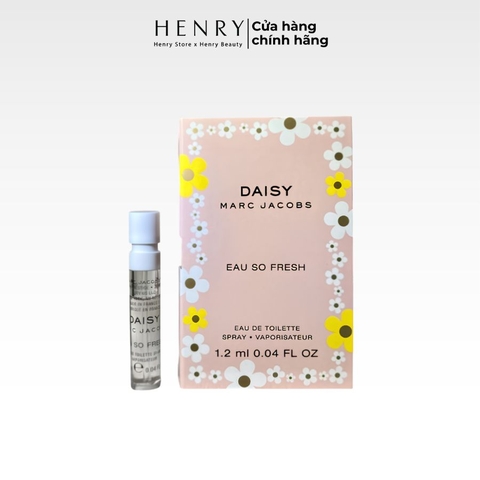 [Vial] Nước Hoa Nữ Marc Jacobs Daisy Eau So Fresh EDT 1.2ml Hương Hoa Cỏ Trái Cây Tươi Mát, Ngọt Ngào Và Tràn Đầy Năng Lượng