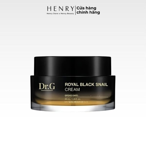 Kem Dưỡng DR.G Royal Black Snail Cream 50ml – Phục Hồi Da, Chống Lão Hóa & Tăng Độ Đàn Hồi