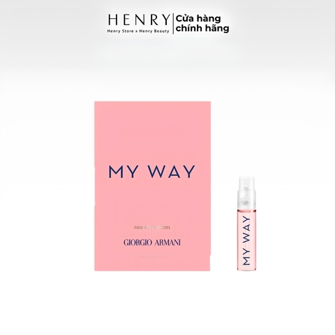 Vial Nước Hoa Giorgio Armani My Way EDP 1.2ml – Hương Hoa Trắng Nữ Tính, Thanh Lịch Và Cuốn Hút