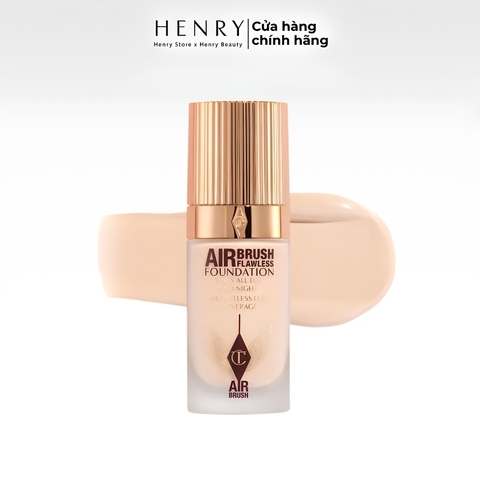 [Fullbox] Kem Nền Charlotte Tilbury Airbrush Flawless Foundation Tone 2 Neutral 30ml