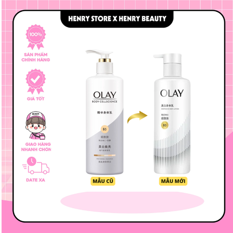 Sữa dưỡng thể làm trắng da Olay B3 + Vitamin C 260ml