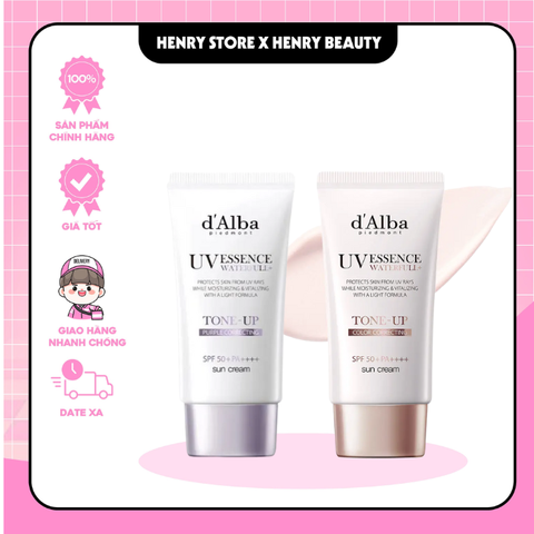 Kem Chống Nắng d'Alba Waterfull Tone-Up- 50ml