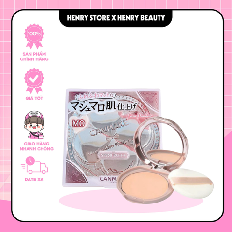 (tone MO) Phấn phủ Canmake Mashmallow Finish Powder