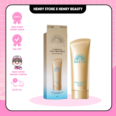 Gel chống nắng Anessa Perfect UV Sunscreen Skincare SPF 50+ - 90GR - FULLBOX
