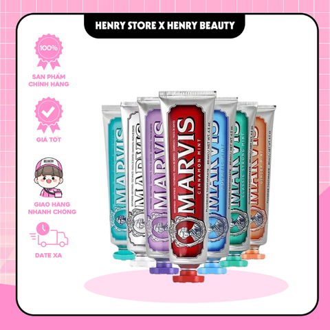 Kem đánh răng Marvis 85ml hàng công ty