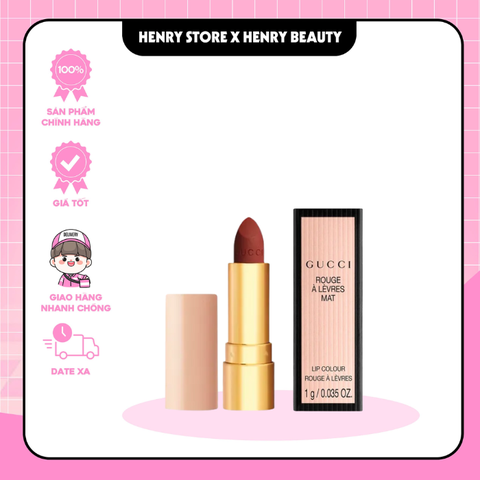 Son GUCCI 505 Janet Rust Màu đỏ gạch 1g MINISIZE