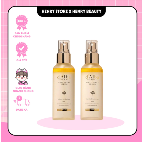 (50ml) XỊT TINH CHẤT SERUM D'ALBA FIRST SPRAY