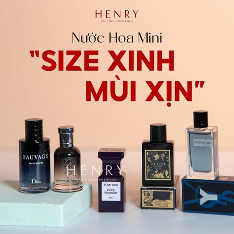 [Mini 4-7.5ml] Nước Hoa Nam Cao Cấp Tom Ford, YSL Iced Cologne, Hugo Boss Bottled Beyond Chính Hãng