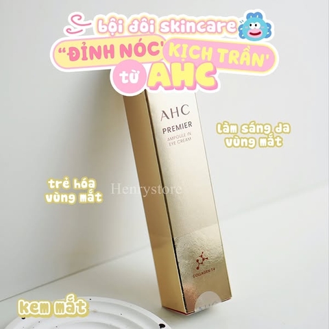 (Loại lăn) Kem Dưỡng Mắt AHC Premier Amploule In Eye Cream 40ml