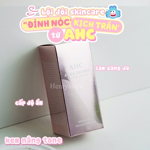 Kem tone up AHC Aura secret KTĐ