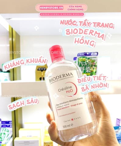 (Ko kèm Serum) Nước Tẩy Trang Bioderma Cho Da Nhạy Cảm - 500ml