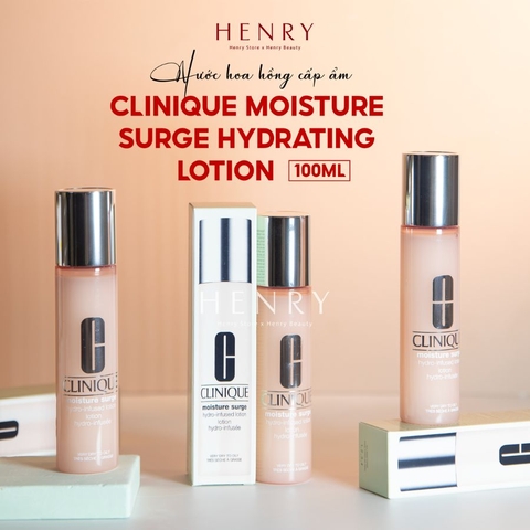 Nước Hoa Hồng Cấp Ẩm Chuyên Sâu Clinique Moisture Surge Hydrating Lotion 100ml