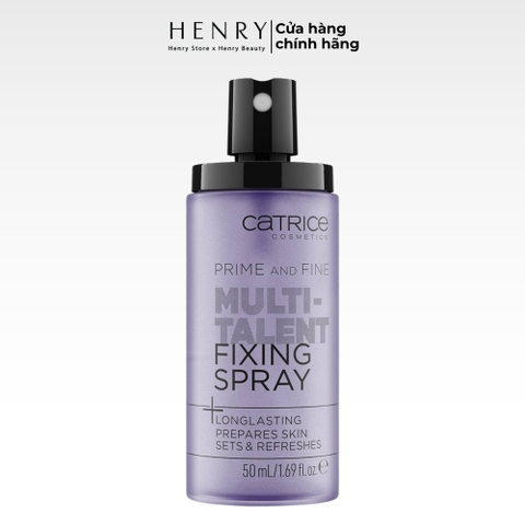 [Hàng công ty] Xịt Khóa Nền Catrice Prime And Fine Multi-Talent Fixing Spray 50ml