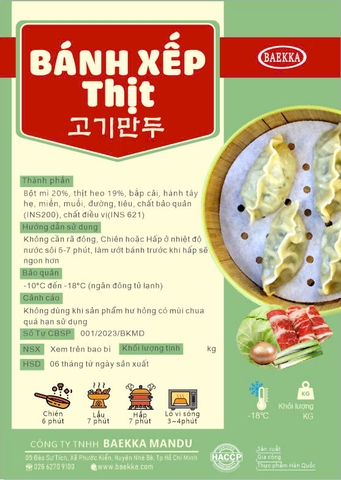 Bánh xếp Thịt