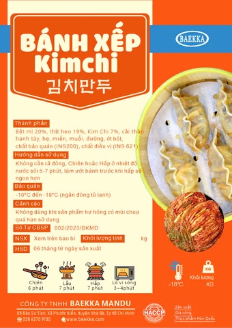 Bánh xếp kim chi