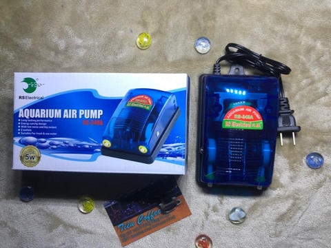 Máy sủi oxy 2 vòi RS-348A (5w) - êm ái, ít ồn và tiết kiệm điện