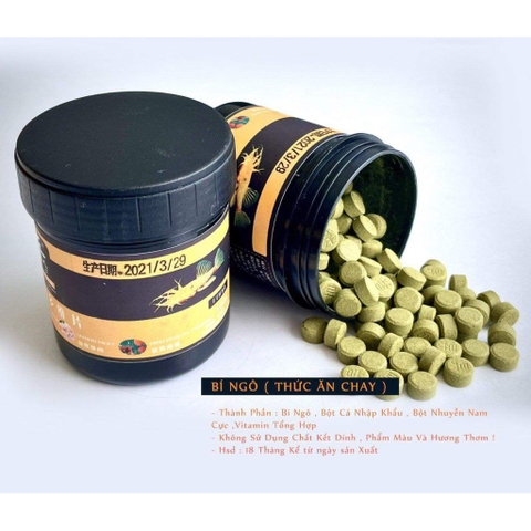 Thức Ăn Chuyên Dùng cho Pleco và Longfin nhập khẩu hủ 100gram