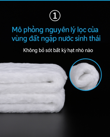 Khăn Lọc Nước Hồ Cá – Thảm Ma Thuật - Lọc Bụi Mịn, Chống Cặn, Giúp Cá Khỏe Mạnh