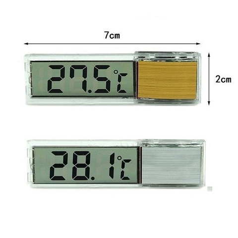 Nhiệt Kế Điện Tử Dán Bên Ngoài Bể Cá Cảnh và Hồ Thuỷ Sinh