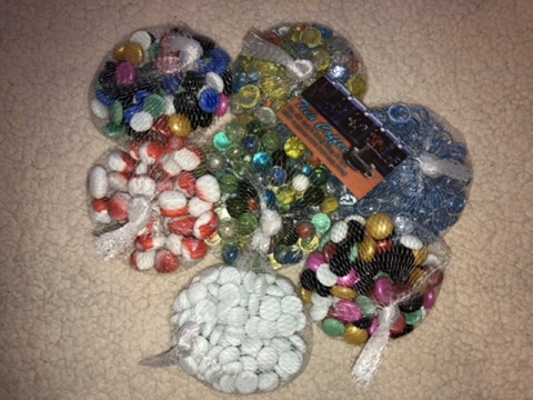 Sỏi Màu trang trí hồ cá, túi >300g (màu sắc được giao ngẫu nhiên)