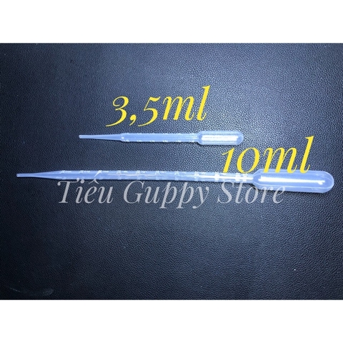 [Giá rẻ] Ống Pipet Hút Artemia và Bobo cho Cá Ăn 3,5ml và 10ml