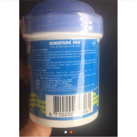 Thức Ăn Cho Cá Cảnh Nhỏ Miniature Fish Pro's Choice - Dạng Hạt Nổi - Giúp Cá Phát Triển và Lên Màu