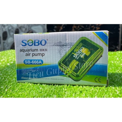 Máy Sủi Oxy SOBO Sb-333a và Sb-666a, chạy êm, kiểu dáng đẹp