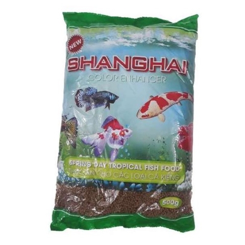 Cám ShangHai Chuyên Dụng Cho Cá Bảy Màu, Betta, Cá Vàng, Cá Koi...  - Nhiều Đạm, Chất Lượng và Kinh Tế