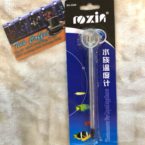 Nhiệt kế Thủy Ngân Dán Trong Hồ Cá