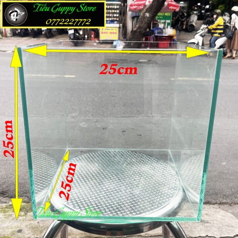 Hồ Kính Cubic  - Hình Vuông - Thích Hợp Làm Hồ Cá, Bể Cá Thủy Sinh, Hồ Kính Trưng Bày