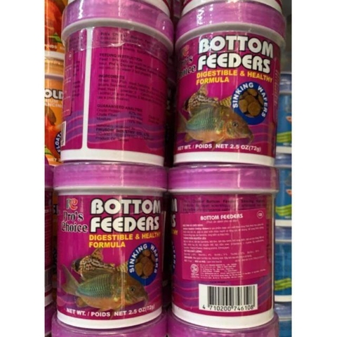 Thức Ăn Cá Tầng Đáy: Cá Chuột, Pleco ..... Bottom Feeders Pro Choice (Hủ 72gram)