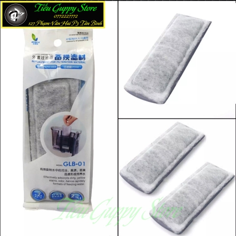 2 Miếng Lọc Thay Thế Cho Máy Lọc Thác Hồ Cá Hãng JENECA GLB-01, GLB-02, GLB-03, GLB-04