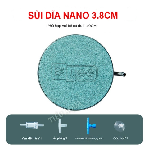 Sủi Dĩa Tròn YEE Cao Cấp, Bọc viền Inox và tặng nhiều phụ kiện theo sủi
