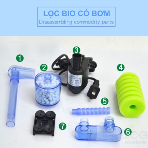 Lọc BIO Tích Hợp Máy Bơm Tặng Kèm Vật Liệu Lọc XY-2900, XY-2901, XY-2902