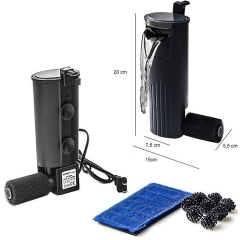Lọc Thác Đứng cho Hồ Cá Sobo WP 108h WP 208h