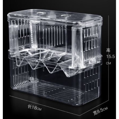 Lồng Đẻ Mica Cho Cá Guppy, Cá Mún, Cá Cảnh Nhỏ....