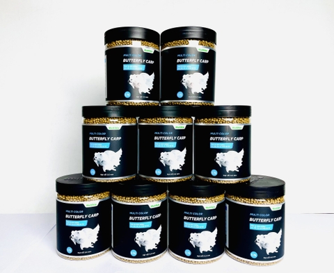 Cám MULTI COLOR BUTTERFLY CARP (Hạt Nổi) - Thức Ăn Dinh Dưỡng Cao Cấp cho Cá Chép Sư Tử