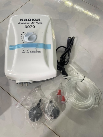 Máy Sủi Khí Oxy Tích Điện 2 vòi Kaokui 9950 | 9970 - Máy Oxi Tích Điện Cho Hồ Cá