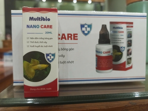Nano Care Multibio - Chế Phẩm Sinh Học Phòng và Xử Lý Hiệu Quả Thối Đuôi Tuột Nhớt Ở Cá Cảnh Thuỷ Sinh