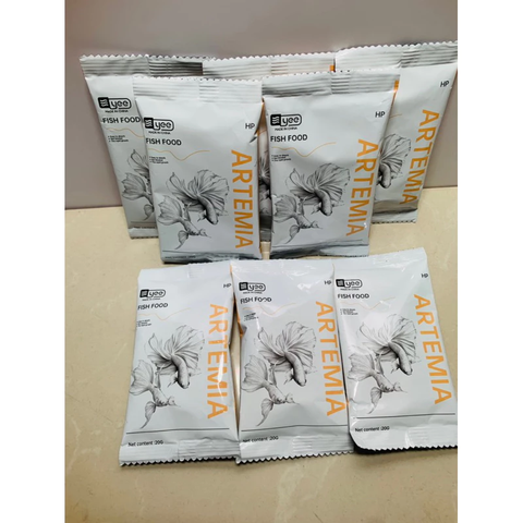 Artemia Sấy Khô Yee Gói 20Gram - Thức ăn tiện lợi, cho ăn trực tiếp, bổ sung chất dinh dưỡng cho cá bảy màu , cá cảnh nhỏ...