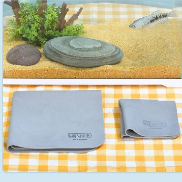 Khăn lau kính hồ cá YEE, khăn lau mặt kính bể cá cảnh cao cấp không xù lông, bám lông - không xước kính