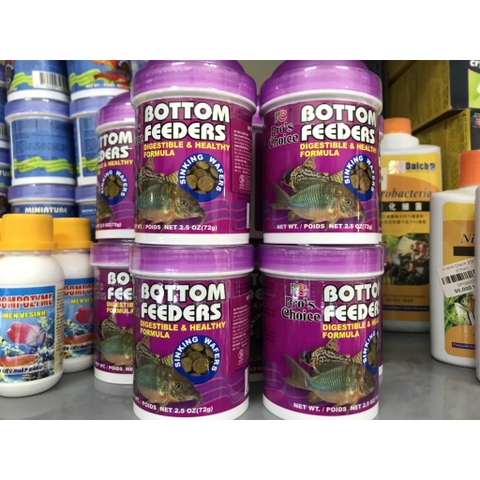 Thức Ăn Cá Tầng Đáy: Cá Chuột, Pleco ..... Bottom Feeders Pro Choice (Hủ 72gram)