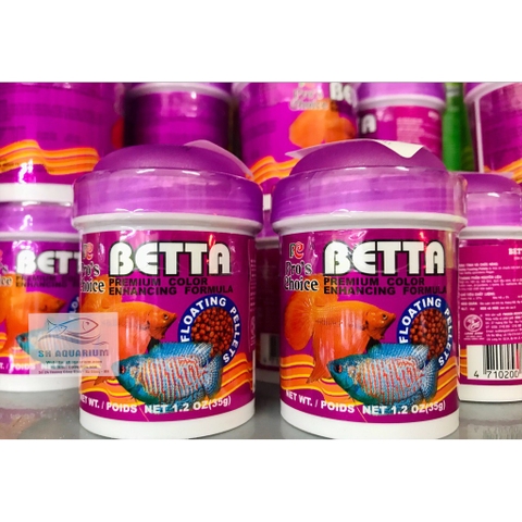 Betta Pro's Choice - Thức Ăn Chuyên Dụng cho Cá Betta - Lọ Màu Tím 35gram