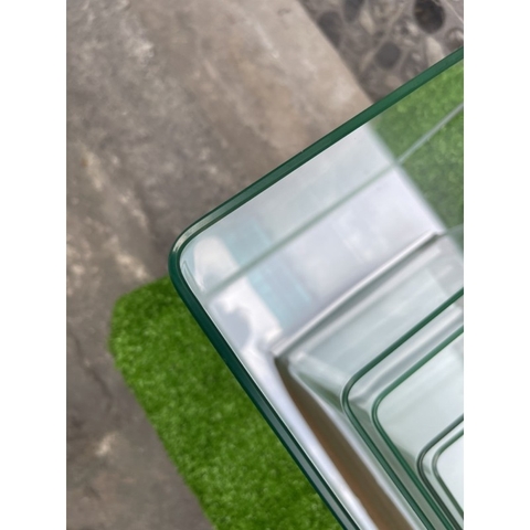 [Hàng nhập khẩu] Bể cá , Hồ Cá Đúc bo góc, viền mài vi tính, Kính trong suốt, nhiều kích thước